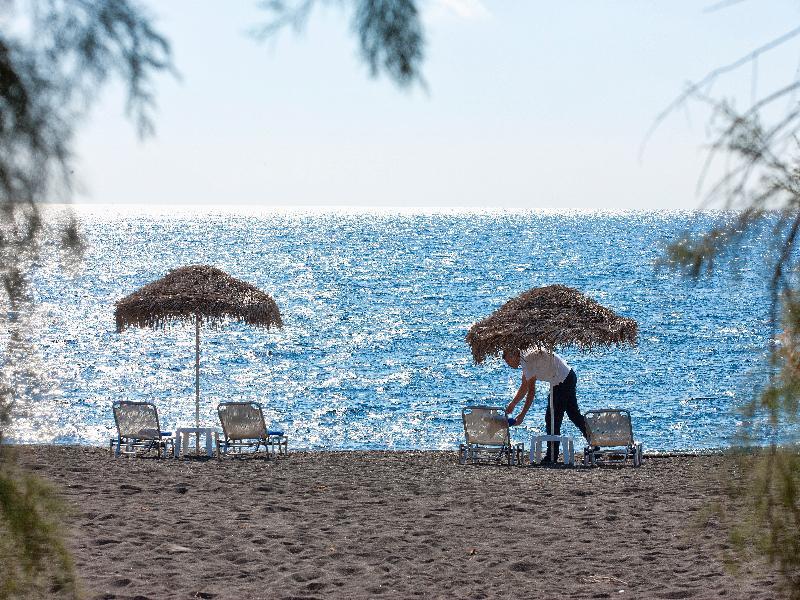 Aqua Blue Beach Hotel Perissa  Esterno foto